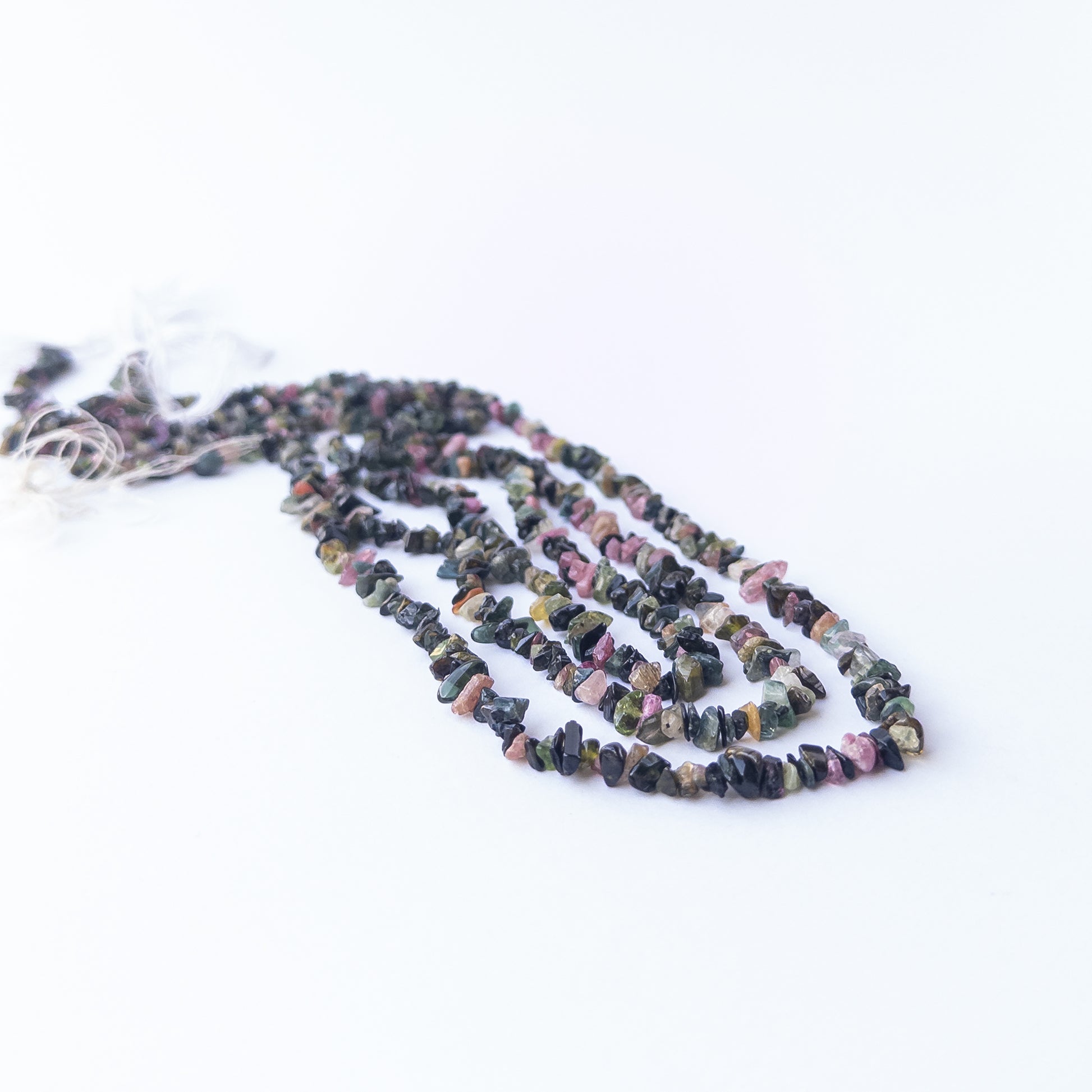 Authentic Multi Tourmaline gemstone beads ideal for handmade jewellery components and artisan beadwork.