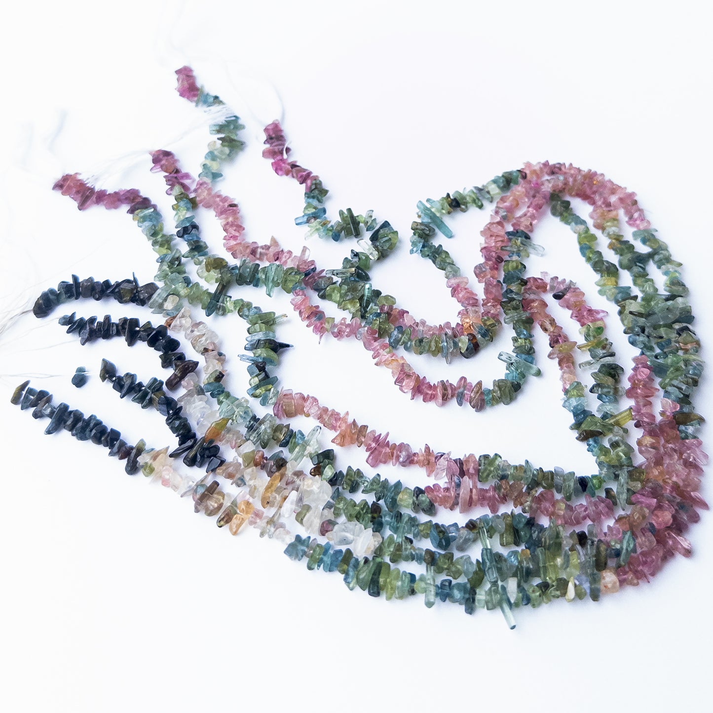 High‑quality Multi Tourmaline stone beads perfect for gemstone beads for DIY jewellery projects.