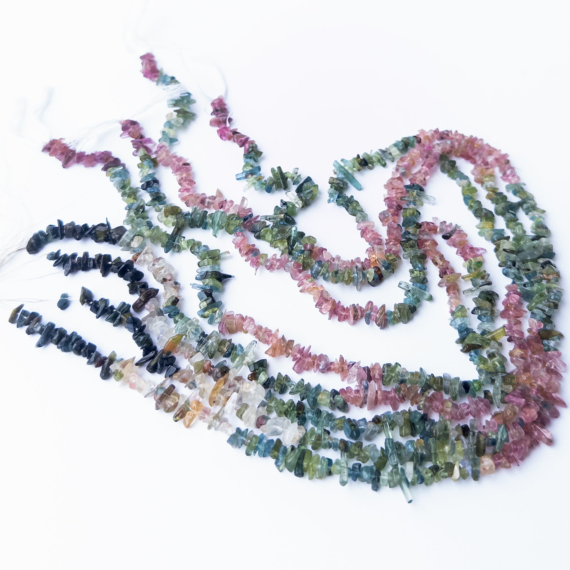 High‑quality Multi Tourmaline stone beads perfect for gemstone beads for DIY jewellery projects.