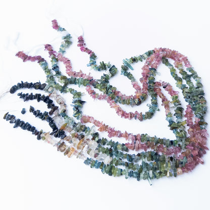 High‑quality Multi Tourmaline stone beads perfect for gemstone beads for DIY jewellery projects.