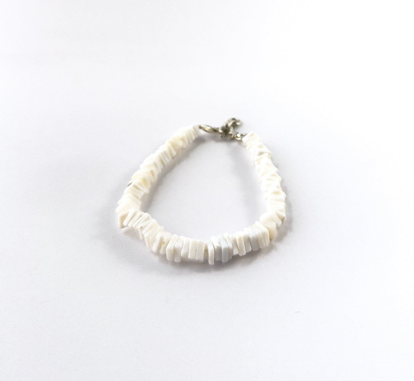 Opal Bracelet | Square Heishi | 6.5mm Bead Size | 18cm Length | Adjustable | 66 Carats