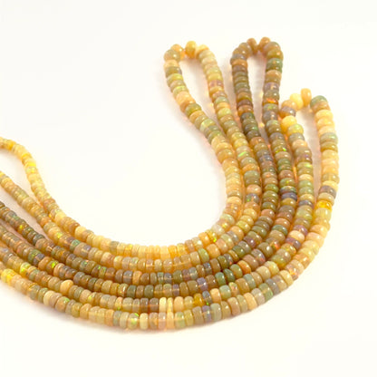 Opal | Smooth Wheel | 3.5-5.5mm Bead Size | 38cm Strand Length