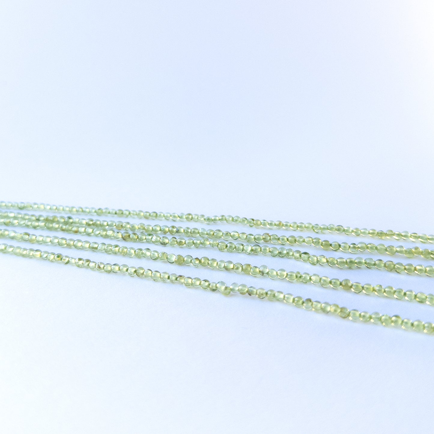 Peridot | Smooth Round | 2.7-3mm Bead Size | 33cm Strand Length
