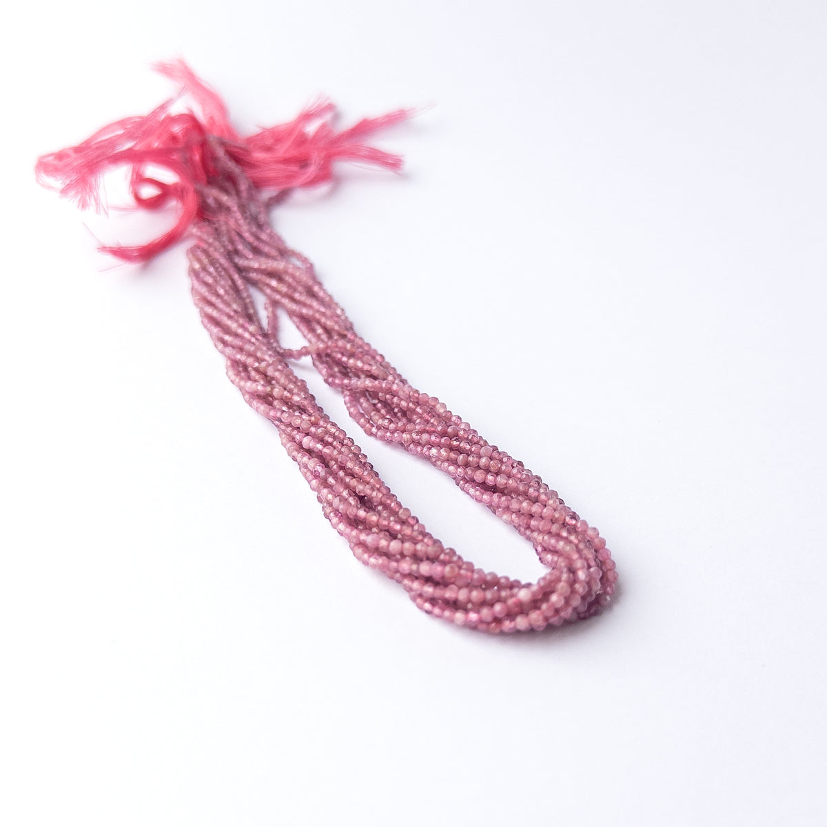 High‑quality Pink Tourmaline gemstone beads with brilliant faceting and elegant pink tones.