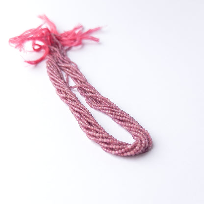 High‑quality Pink Tourmaline gemstone beads with brilliant faceting and elegant pink tones.