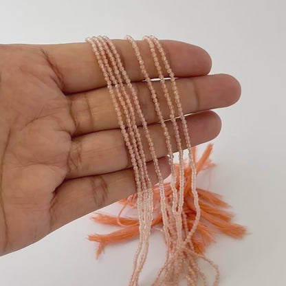 Moonstone | Faceted Rondelle | 1.9-2mm Bead Size | 32cm Strand Length