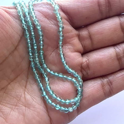 Apatite | Smooth Round | 2.9mm Bead Size | 34cm Strand Length