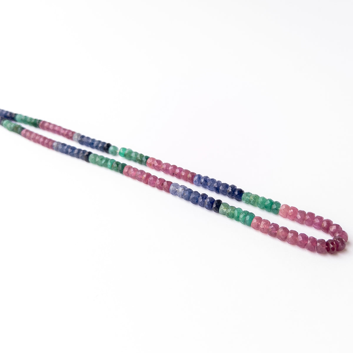 Colourful multi precious gemstone beads for DIY jewellery showcasing premium faceted rondelle craftsmanship.