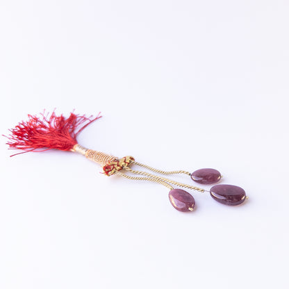 Ruby | Smooth Oval | 10.4-12.5mm Bead Size | 3 Pieces | 46 Carats