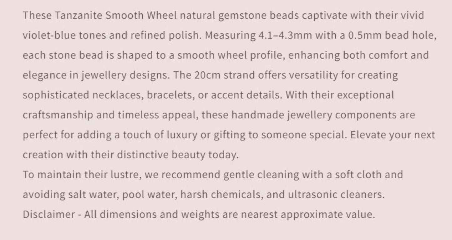 Text describing the product details of the gemstone beads , as seen on the Australian owned and trusted bead supplier, Melbourne Gemstone Beads.