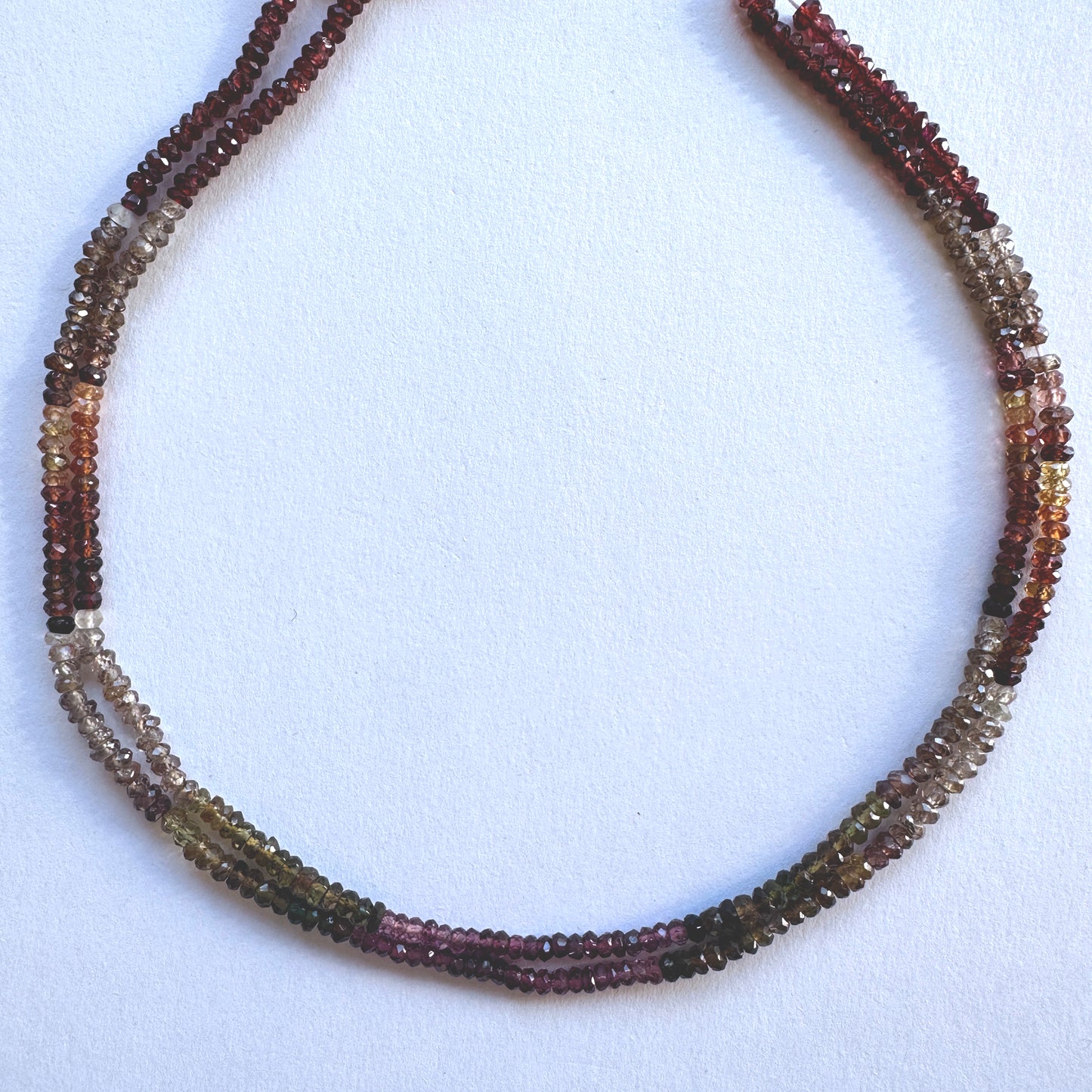 Tundra Sapphire faceted rondelle 3.5mm gemstone for quality assurance.