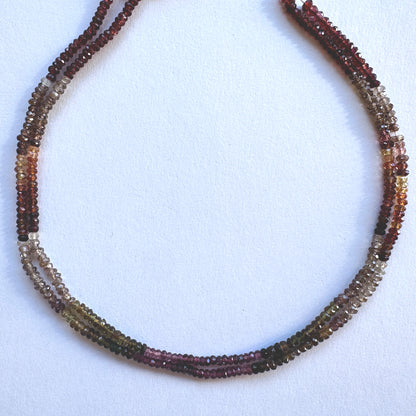 Tundra Sapphire faceted rondelle 3.5mm gemstone for quality assurance.
