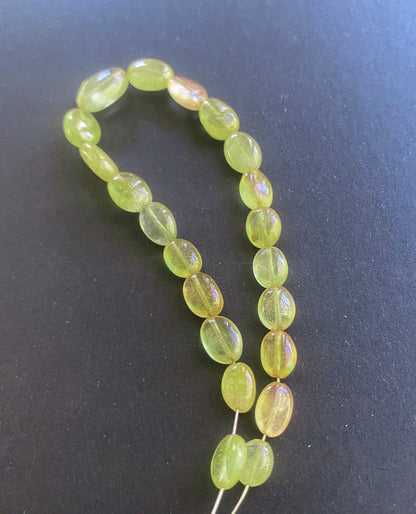 High-quality Yellow Sapphire ovals with smooth surface and rich yellow hue for elegant jewellery.